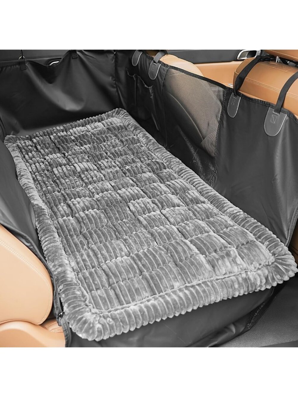 Cozy Non-Slip Dog Bed Mat for Car Backseat | Comfortable Pet Travel Accessory